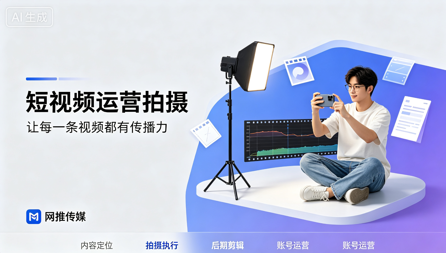 厦门短视频运营宣传图展示